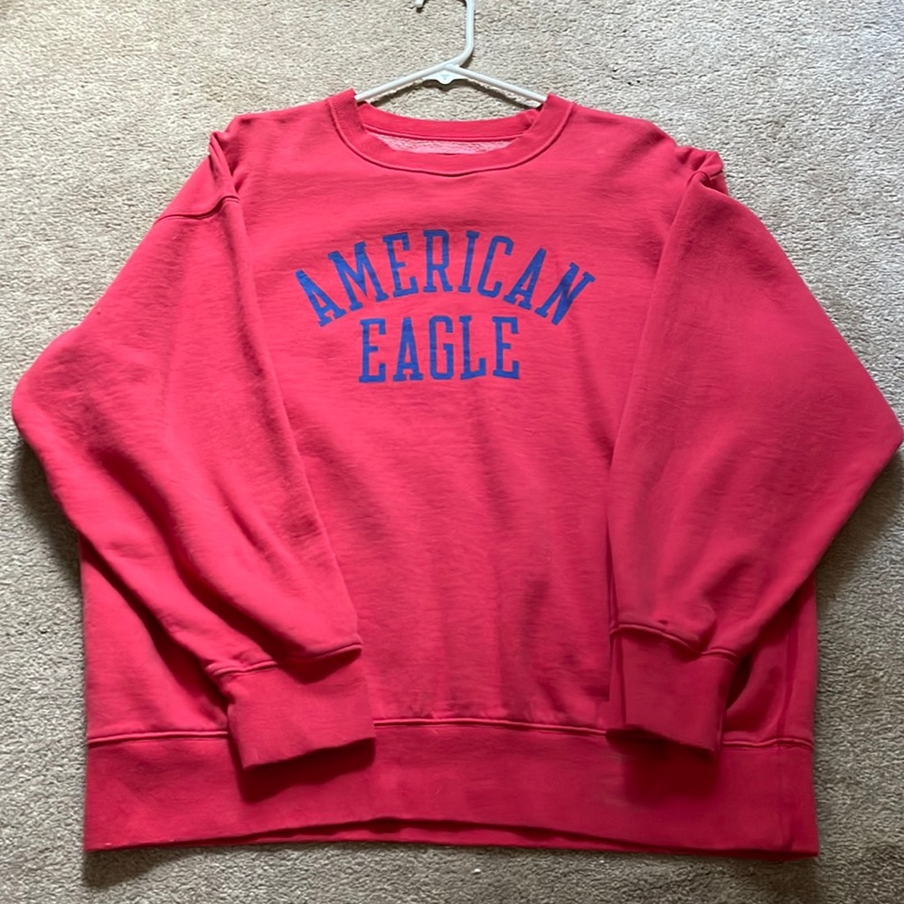 Pink American Eagle crew neck